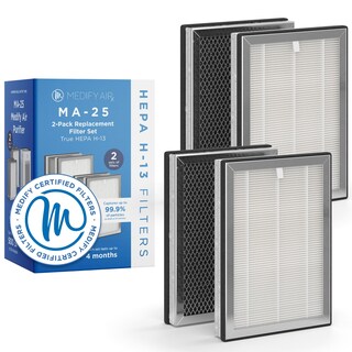 Foto 1 | Filtro De Repuesto Medify Air Ma-25 Para Alérgenos, Paquete De 2 - Venta Internacional.