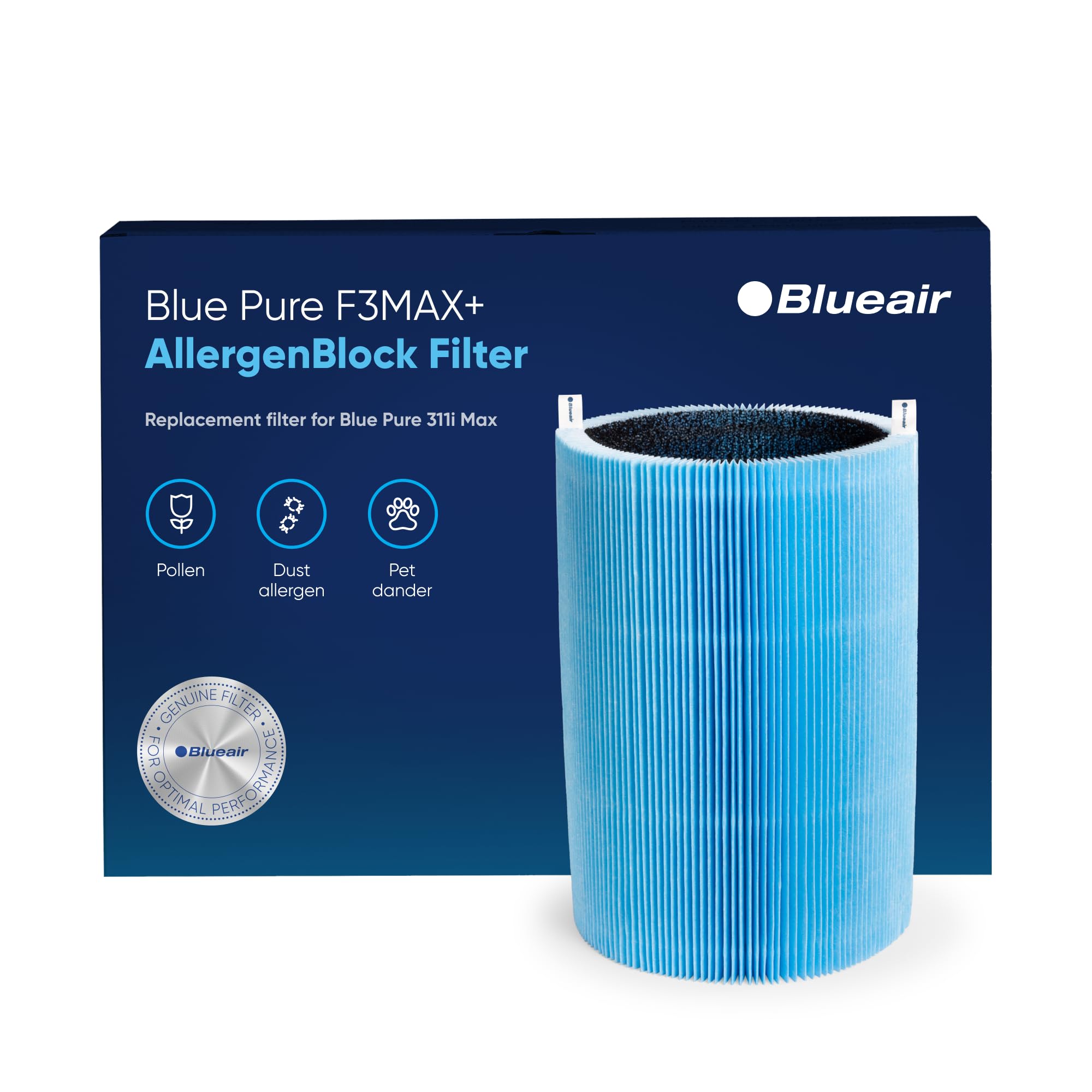 Foto 2 pulgar | Filtro Purificador De Aire Blueair Blue Pure 311i+ Max Series - Venta Internacional.