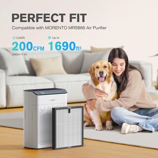 Foto 2 | Filtro de Repuesto para Purificador de Aire Morento True Hepa Mr5866 - Venta Internacional