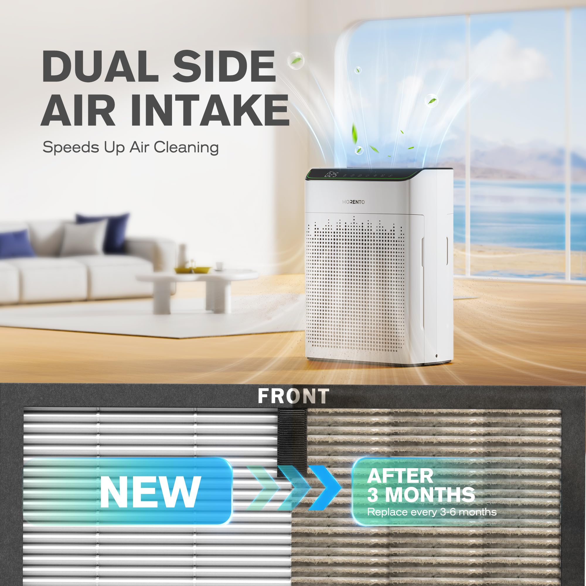 Foto 4 pulgar | Filtro de Repuesto para Purificador de Aire Morento True Hepa Mr5866 - Venta Internacional