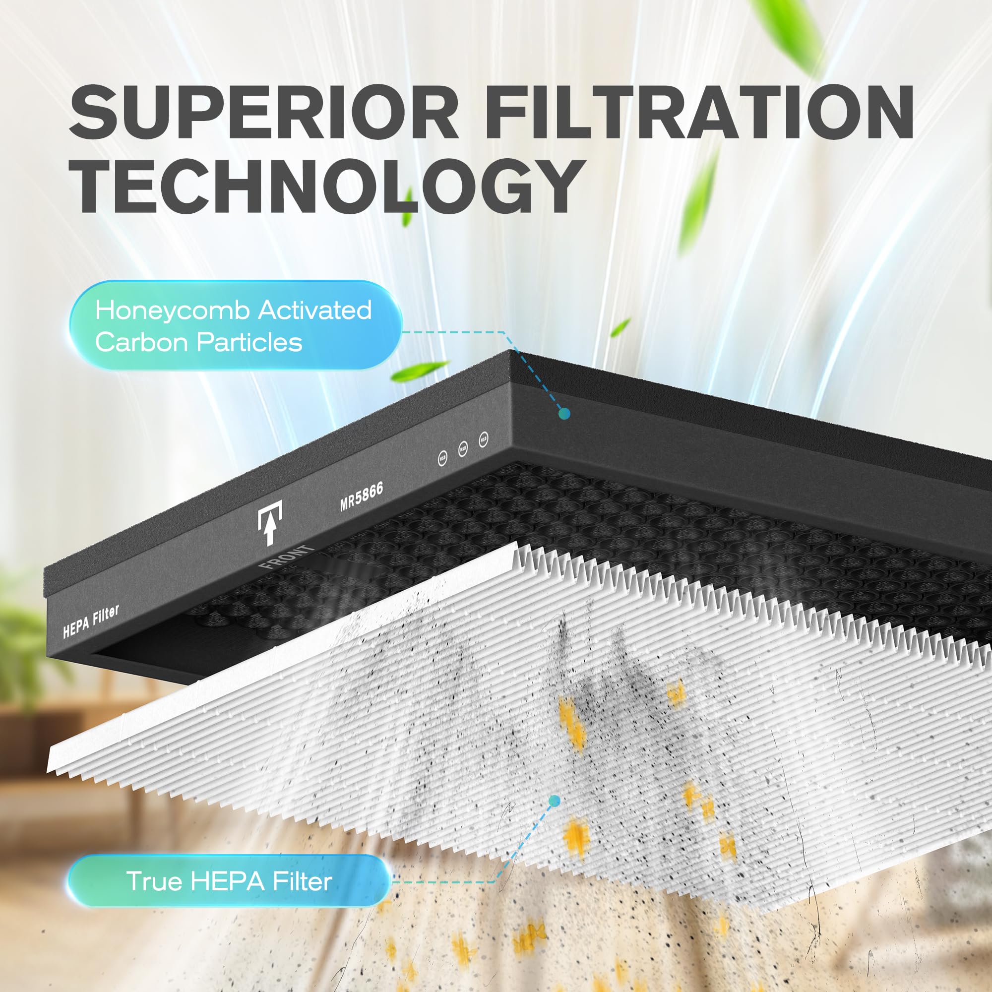 Foto 5 pulgar | Filtro de Repuesto para Purificador de Aire Morento True Hepa Mr5866 - Venta Internacional