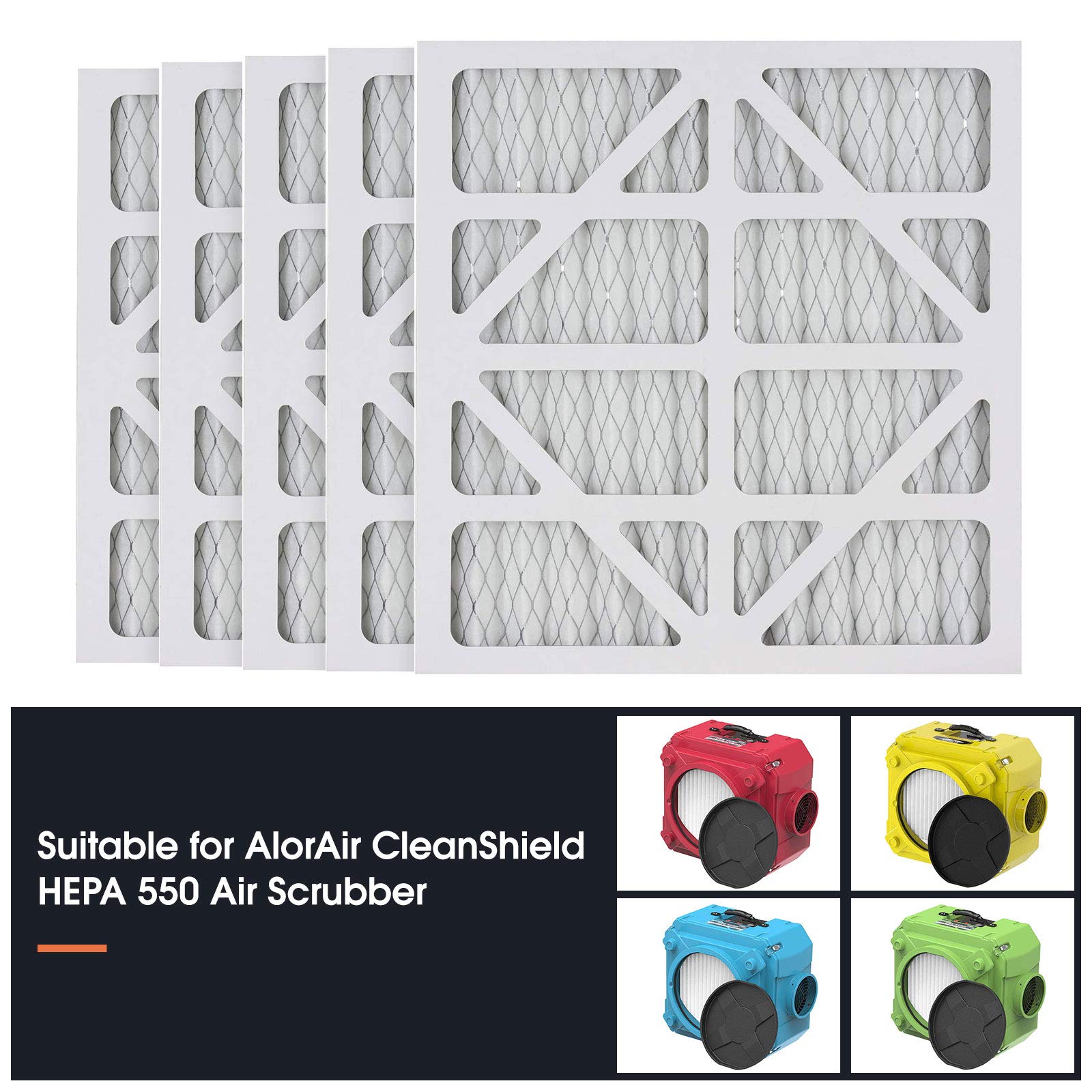 Foto 3 pulgar | Set de Filtros Reemplazo Alorair Cleanshield Hepa 55 5 Piezas - Venta Internacional