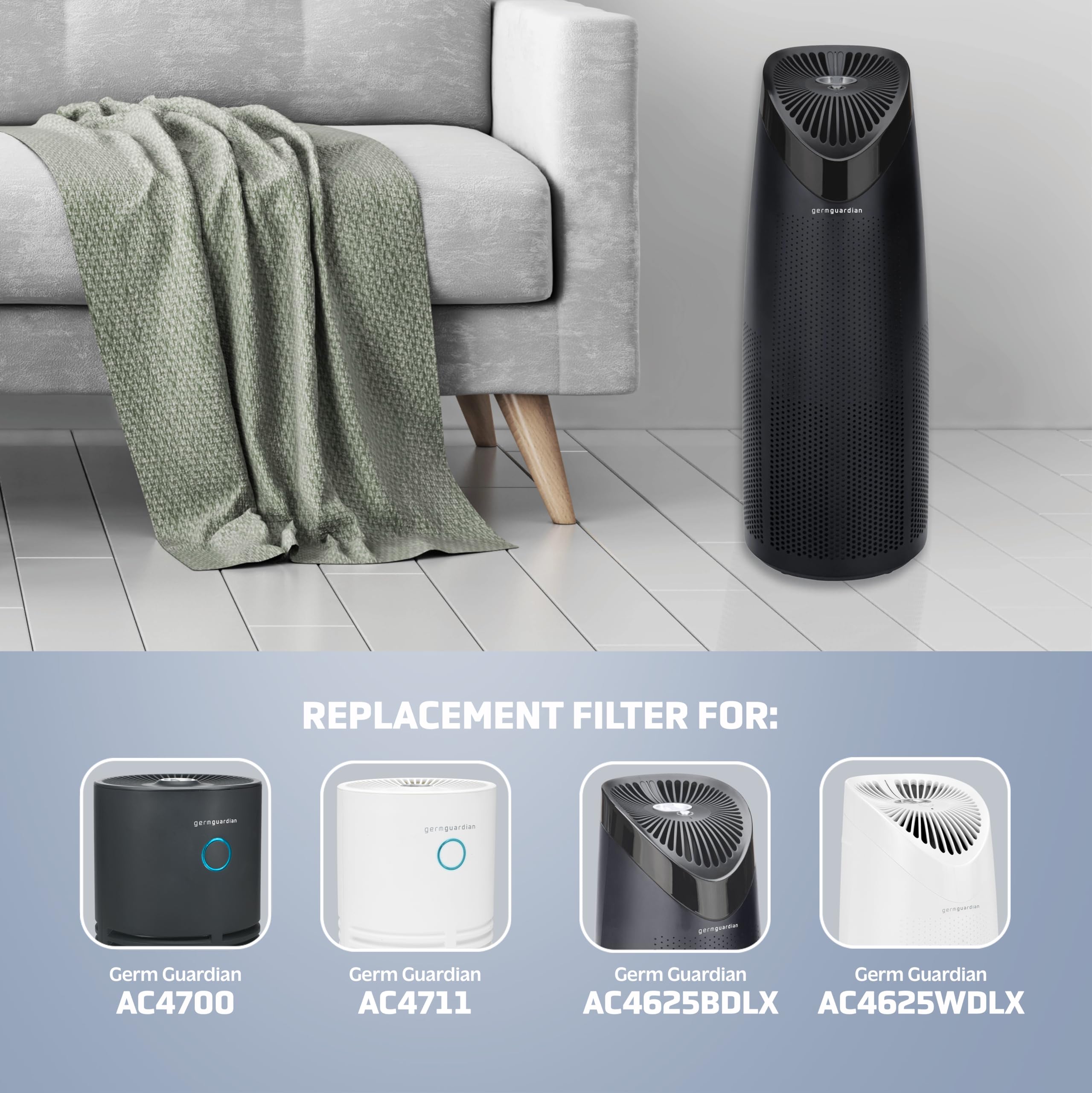 Foto 4 pulgar | Filtro de Repuesto para Purificador de Aire GermGuardian Hepa M FLT4700 - Venta Internacional