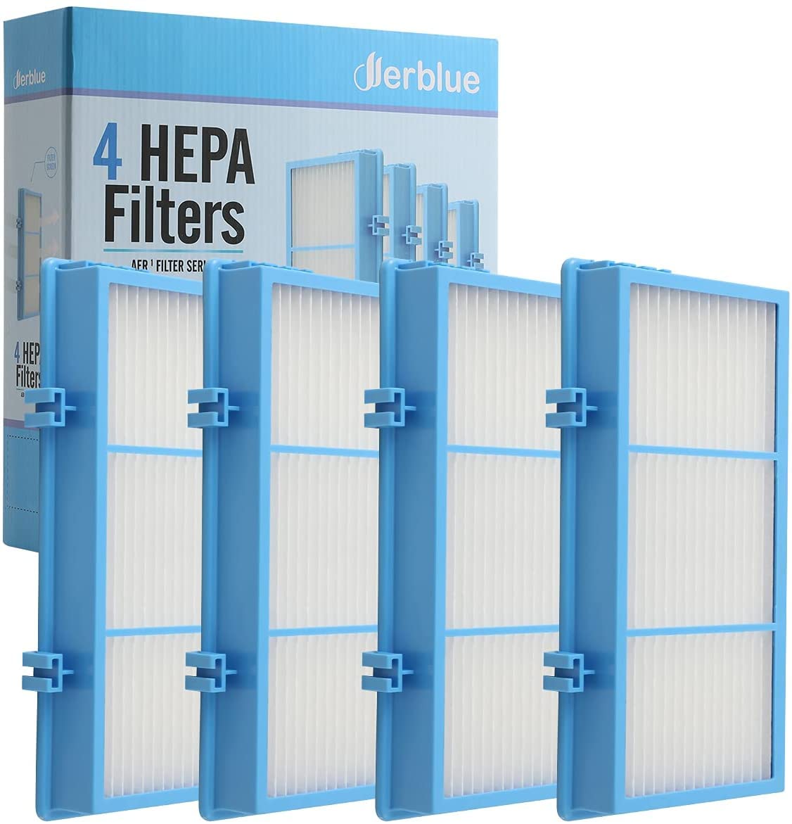 Foto 2 pulgar | Filtros Hepa de Repuesto Compatibles con DerBlue Holmes AER1 4 Piezas - Venta Internacional