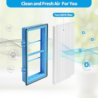 Foto 3 | Filtros Hepa de Repuesto Compatibles con DerBlue Holmes AER1 4 Piezas - Venta Internacional