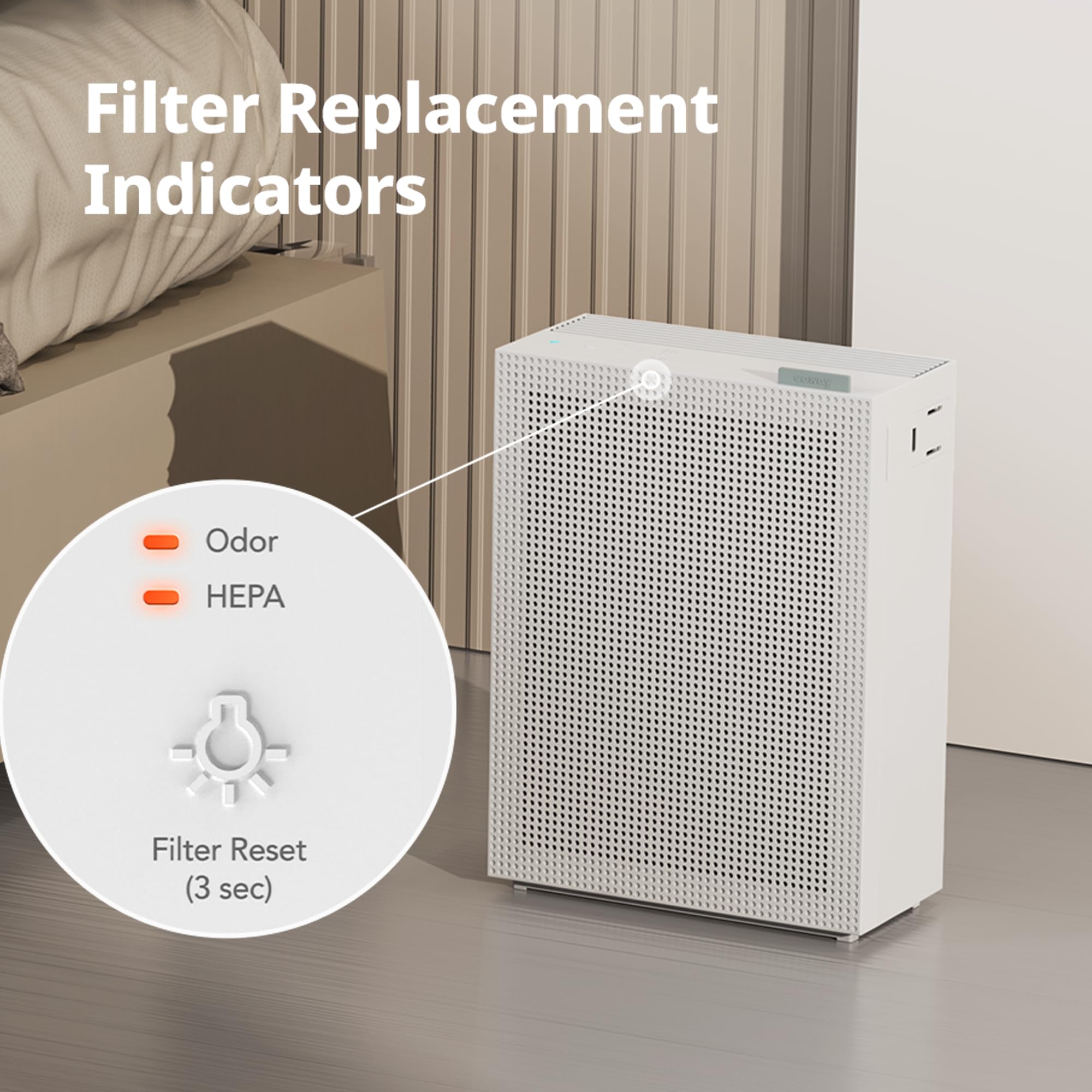 Foto 6 pulgar | Juego de Filtros Repuesto para Purificador de Aire Coway Airmega 150 - Venta Internacional