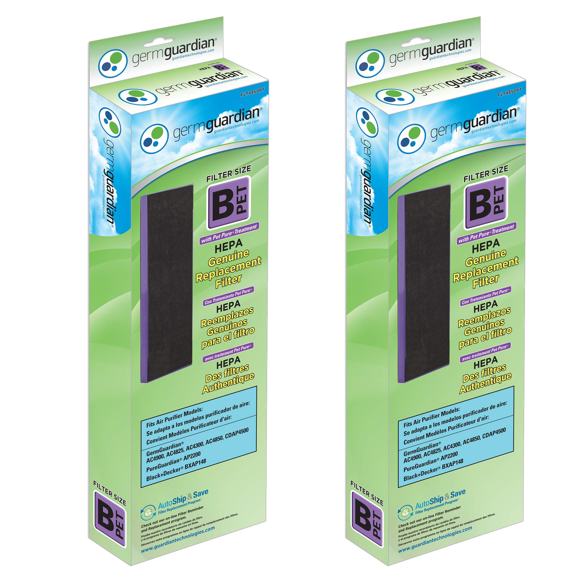 Foto 2 pulgar | Filtro De Repuesto Germguardian Filter B Pet Pure Hepa - Venta Internacional.