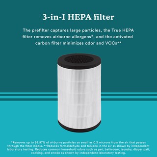 Foto 3 | Filtro de Repuesto para Purificador de Aire Homedics Totalclean True Hepa - Venta Internacional