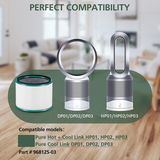 Foto 5 | El Filtro Hepa Es Compatible Inlive Con El Purificador De Escritorio Dyson - Venta Internacional.