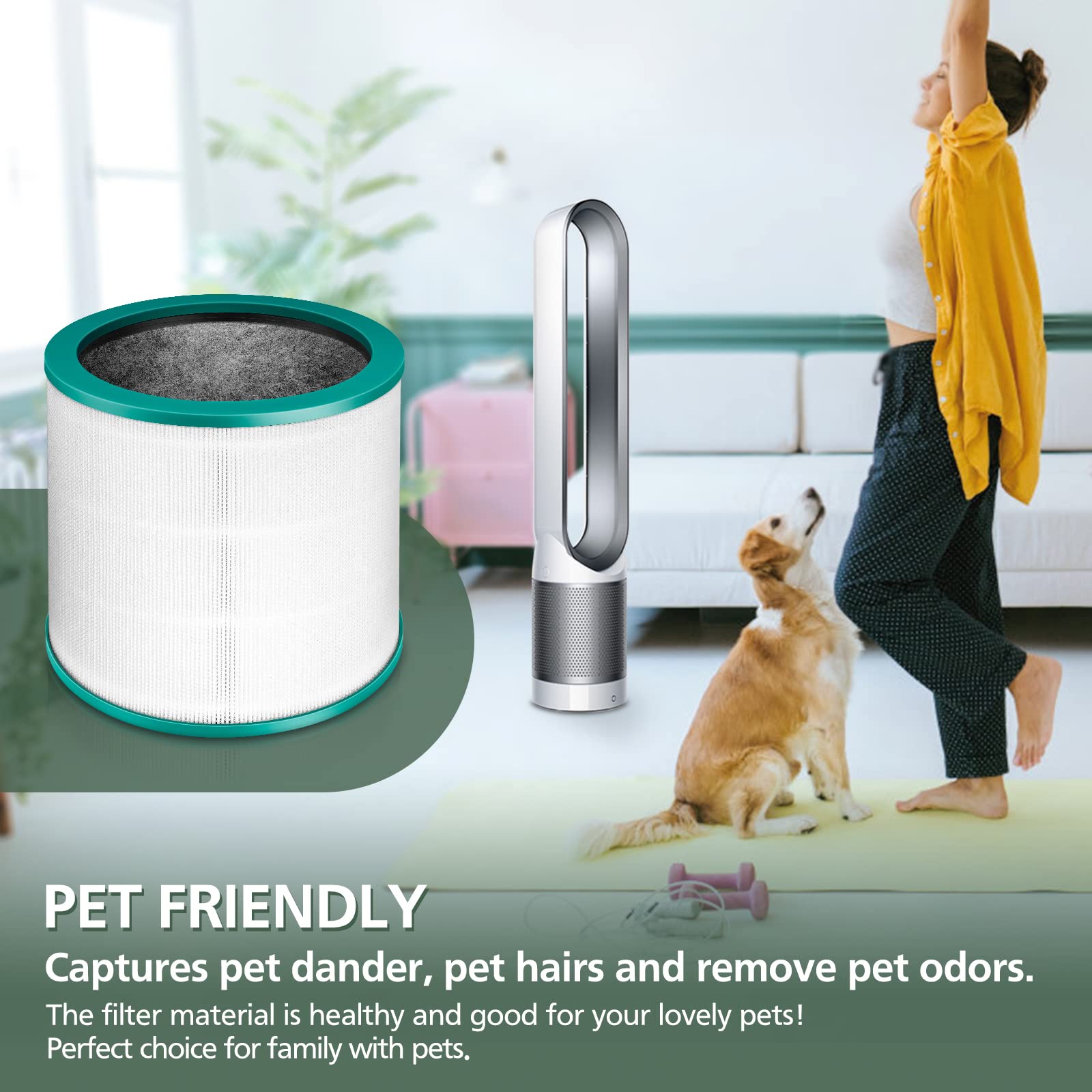 Foto 6 pulgar | El Reemplazo Del Filtro Isinlive Es Compatible Con Dyson Tp01 Tp02 - Venta Internacional.