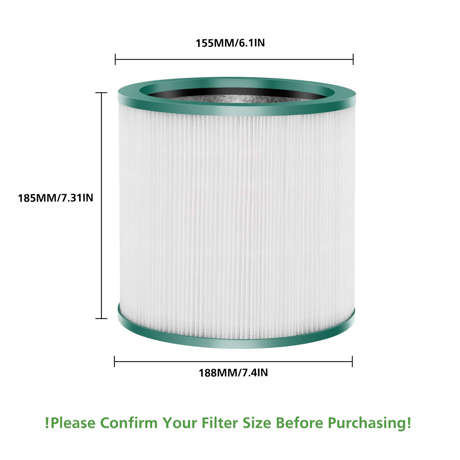 Foto 7 | El Reemplazo Del Filtro Isinlive Es Compatible Con Dyson Tp01 Tp02 - Venta Internacional.