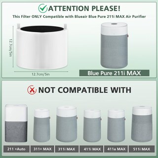 Foto 2 | Filtro De Repuesto Isinlive 211i Max Para Blueair Blue Pure 211i Max - Venta Internacional.