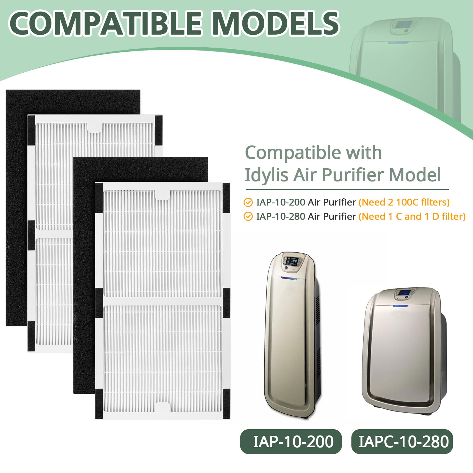 Foto 2 | Filtro C De Repuesto Para Idylis Iaf-h-100c, Iap-10-200, Iap-10-280 - Venta Internacional.