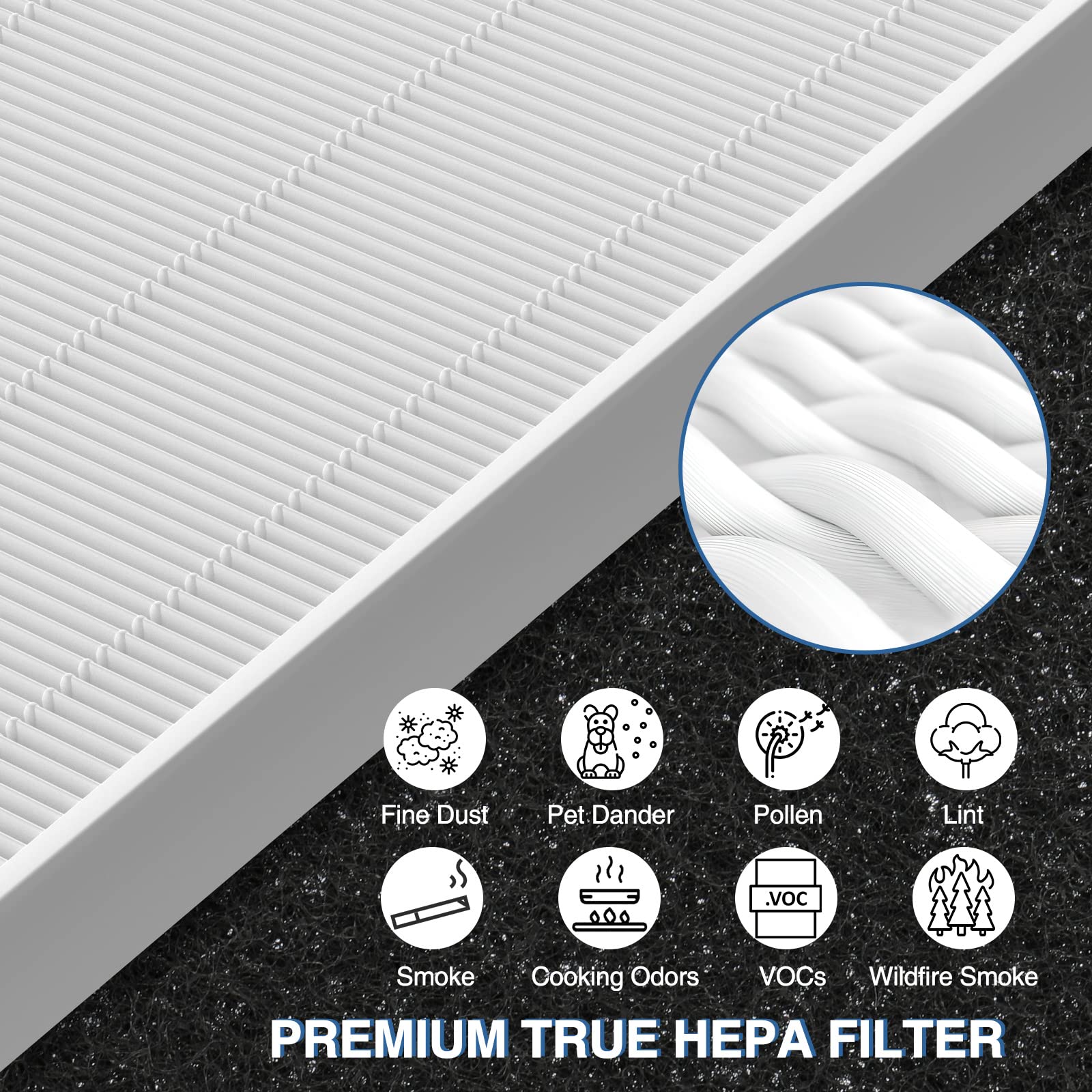 Foto 5 | Filtro De Repuesto Cabiclean Ap-1512hh H13 True Hepa, Paquete De 4 - Venta Internacional.