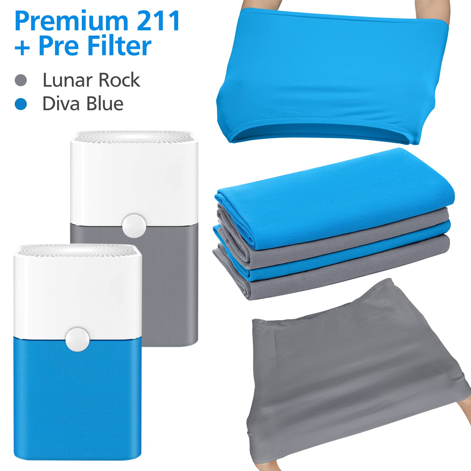 Foto 3 pulgar | Prefiltros Lavables De Repuesto Cabiclean Blueair 211+ - Venta Internacional.
