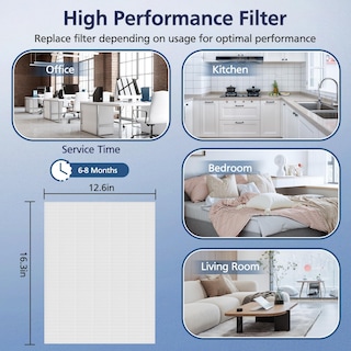 Foto 7 | Filtro De Repuesto Para Purificador De Aire Cabiclean 116130 Para Winix 5500-2/ Am80 - Venta Internacional.