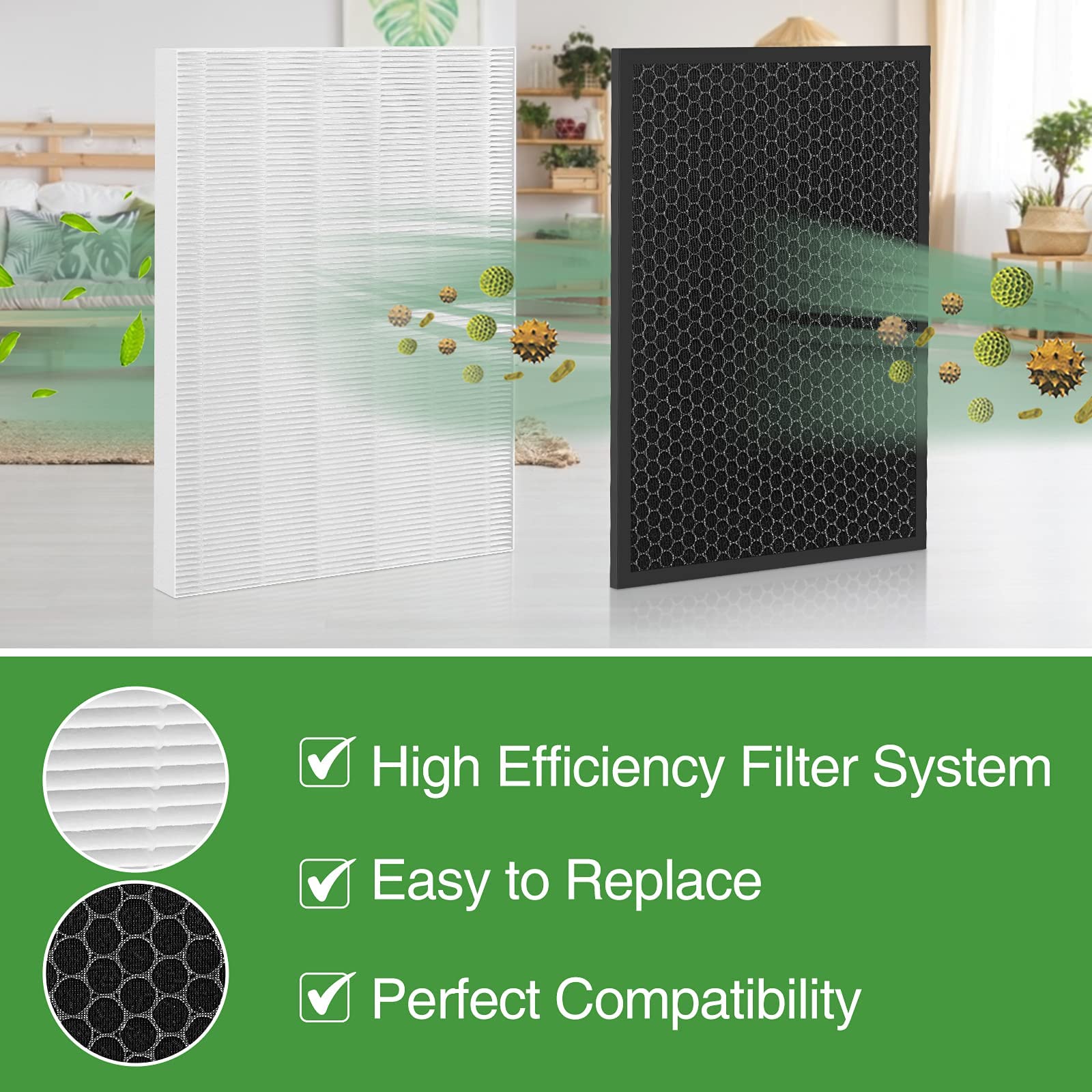 Foto 5 pulgar | Filtro De Repuesto Cabiclean Hr900 Ultimate Pet Purifier - Venta Internacional.