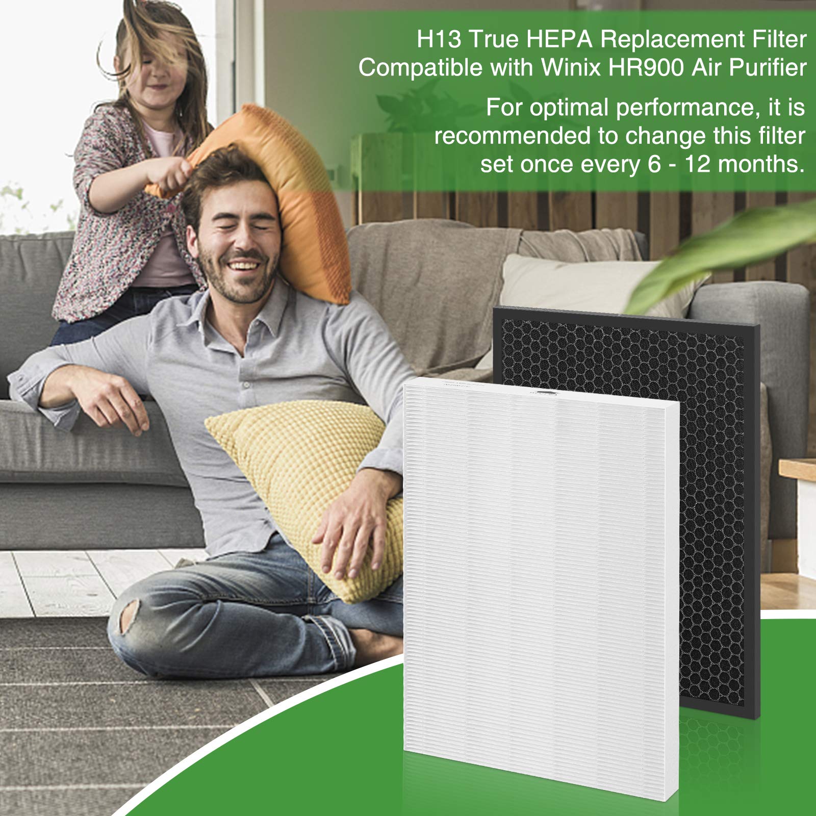 Foto 6 pulgar | Filtro De Repuesto Cabiclean Hr900 Ultimate Pet Purifier - Venta Internacional.