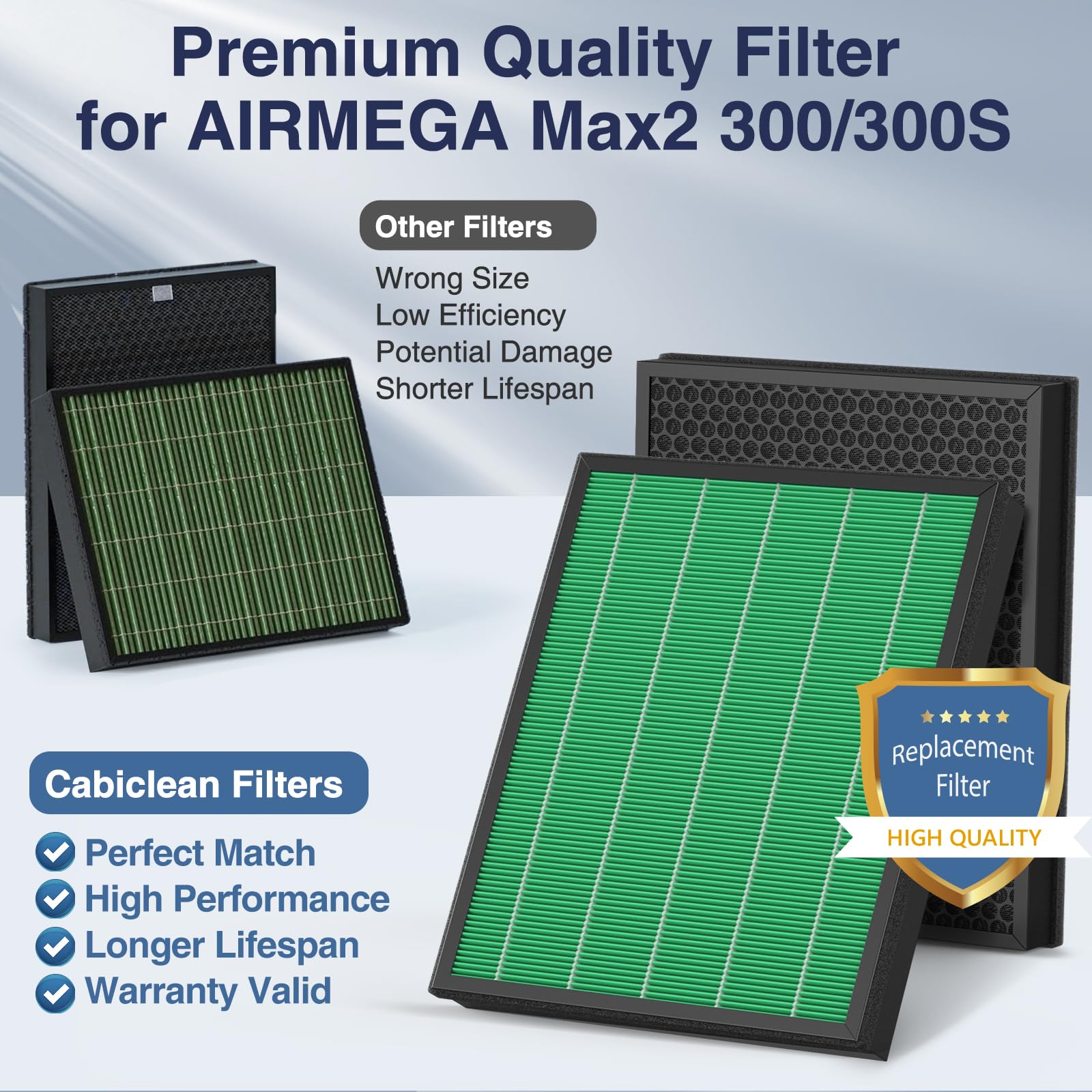 Foto 2 | Filtro De Repuesto Para Coway Airmega Max2 300/300s - Venta Internacional.