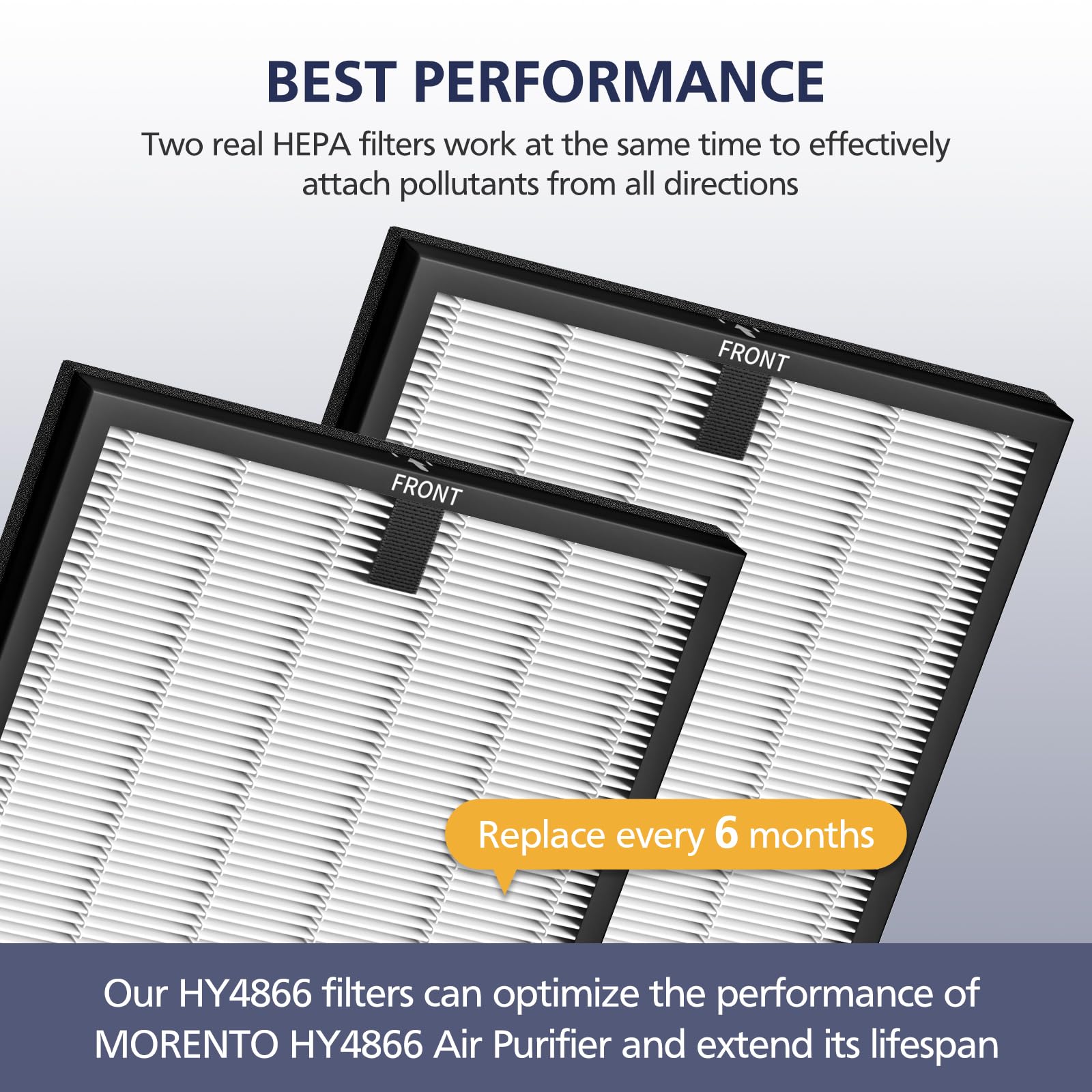 Foto 8 pulgar | Filtros Purificadores De Aire Cabiclean Hy4866 Compatibles Con Morento - Venta Internacional.