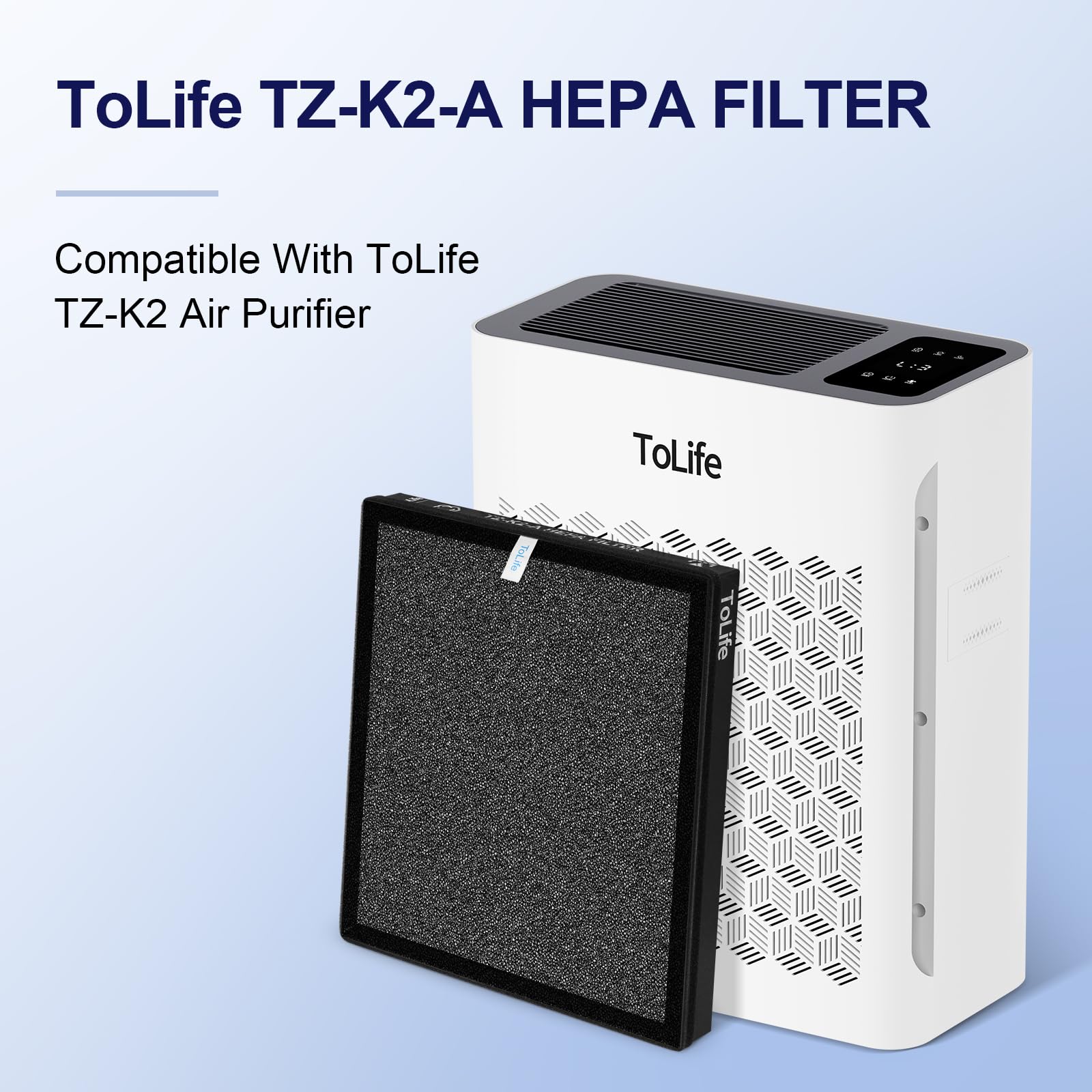 Foto 2 | Filtro De Repuesto Para Purificador De Aire Tolife Tz-k2-a  Paquete De 2 - Venta Internacional.