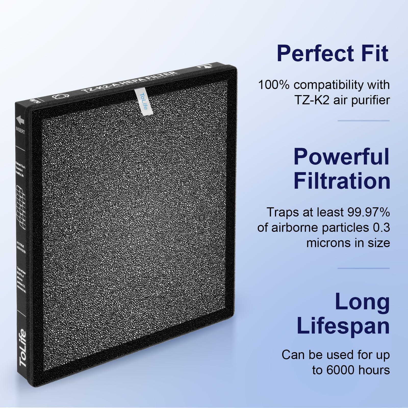 Foto 3 | Filtro De Repuesto Para Purificador De Aire Tolife Tz-k2-a  Paquete De 2 - Venta Internacional.