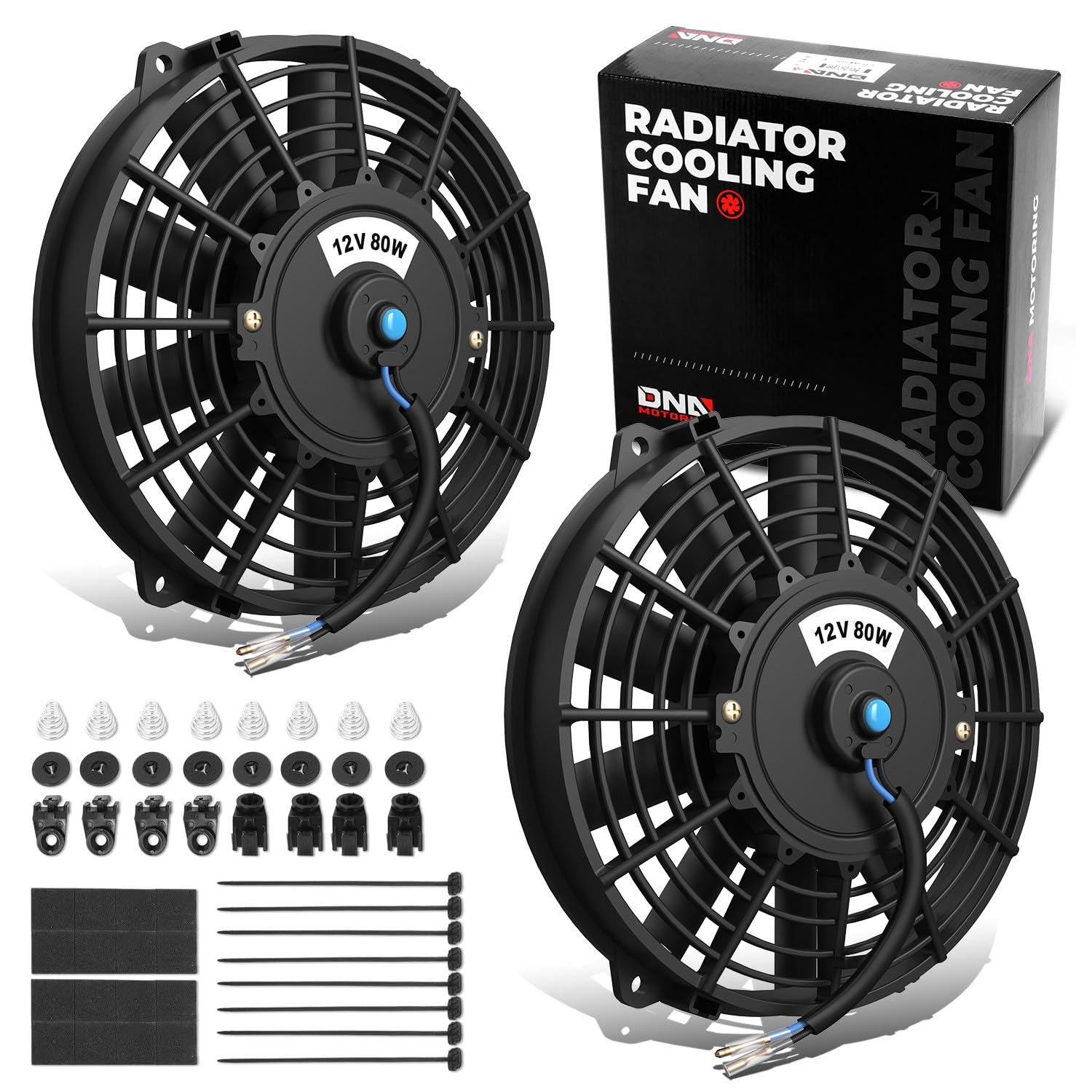 Foto 1 | Ventilador De Radiador Delgado Con Refrigeración Eléctrica De 23 Cm Dna Motoring - Venta Internacional.