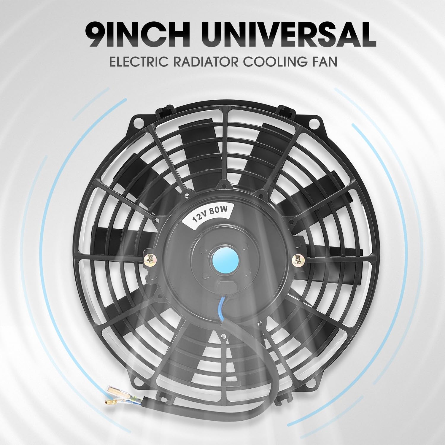 Foto 5 pulgar | Ventilador De Radiador Delgado Con Refrigeración Eléctrica De 23 Cm Dna Motoring - Venta Internacional.
