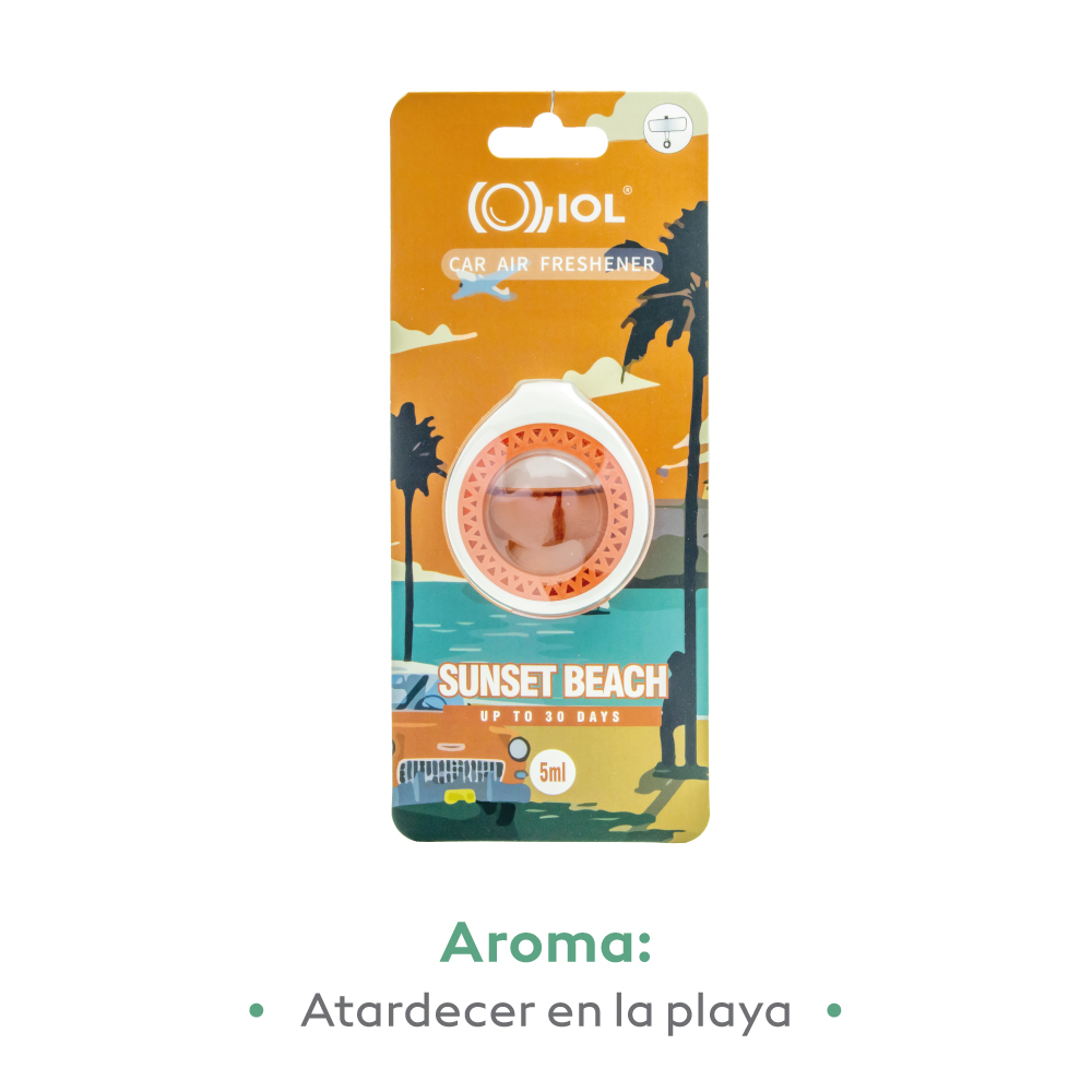 Aromatizante Premium Auto Iol En Clip 12 Piezas