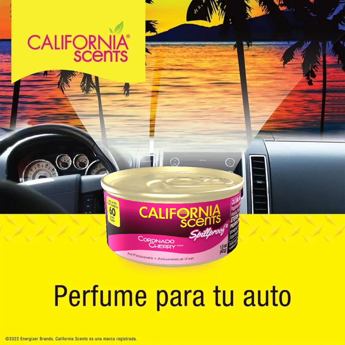 Foto 7 pulgar | Aromatizante Auto California Scents Cherry Corcho 60 Días