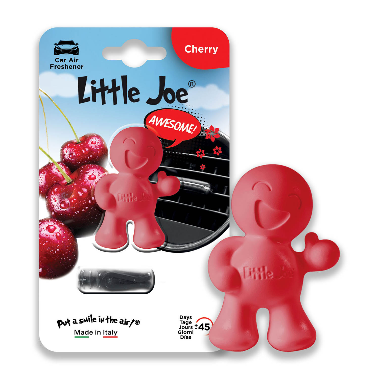 Foto 4 pulgar | Aromatizante de Aire Para Auto Little Joe Aroma Cherry 4 Piezas