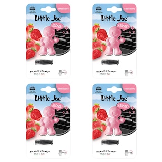 Foto 1 | Aromatizante de Aire Para Auto Little Joe Aroma Strawberry 4 Piezas