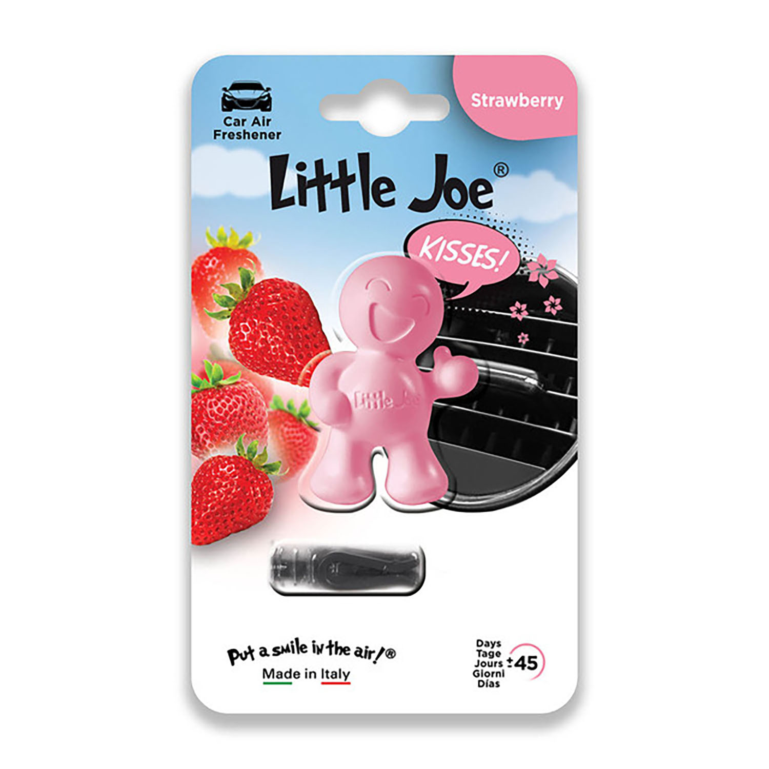Foto 3 pulgar | Aromatizante de Aire Para Auto Little Joe Aroma Strawberry 4 Piezas