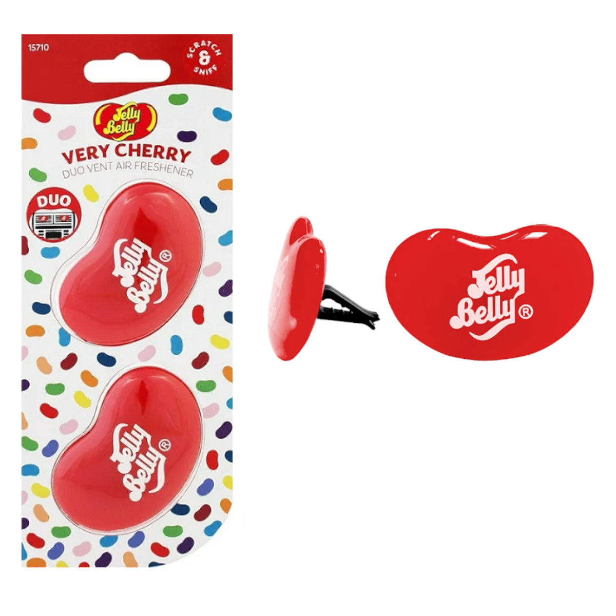 Foto 5 pulgar | Aromatizante Auto Jelly Belly Very Cherry 12 Piezas Cereza