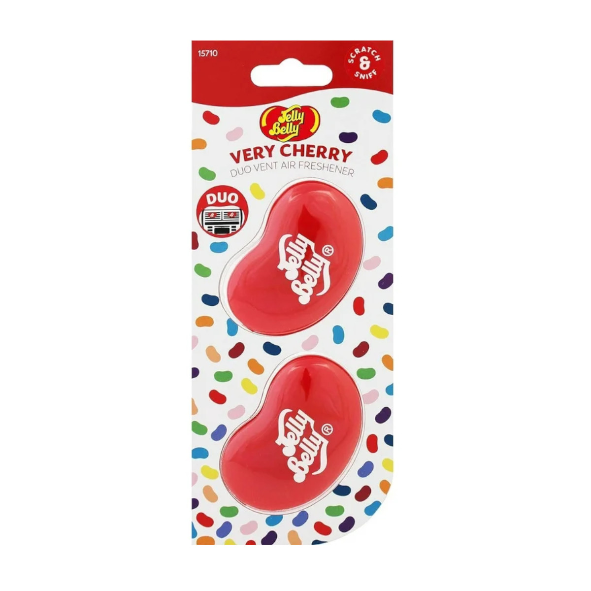 Foto 7 pulgar | Aromatizante Auto Jelly Belly Very Cherry 12 Piezas Cereza