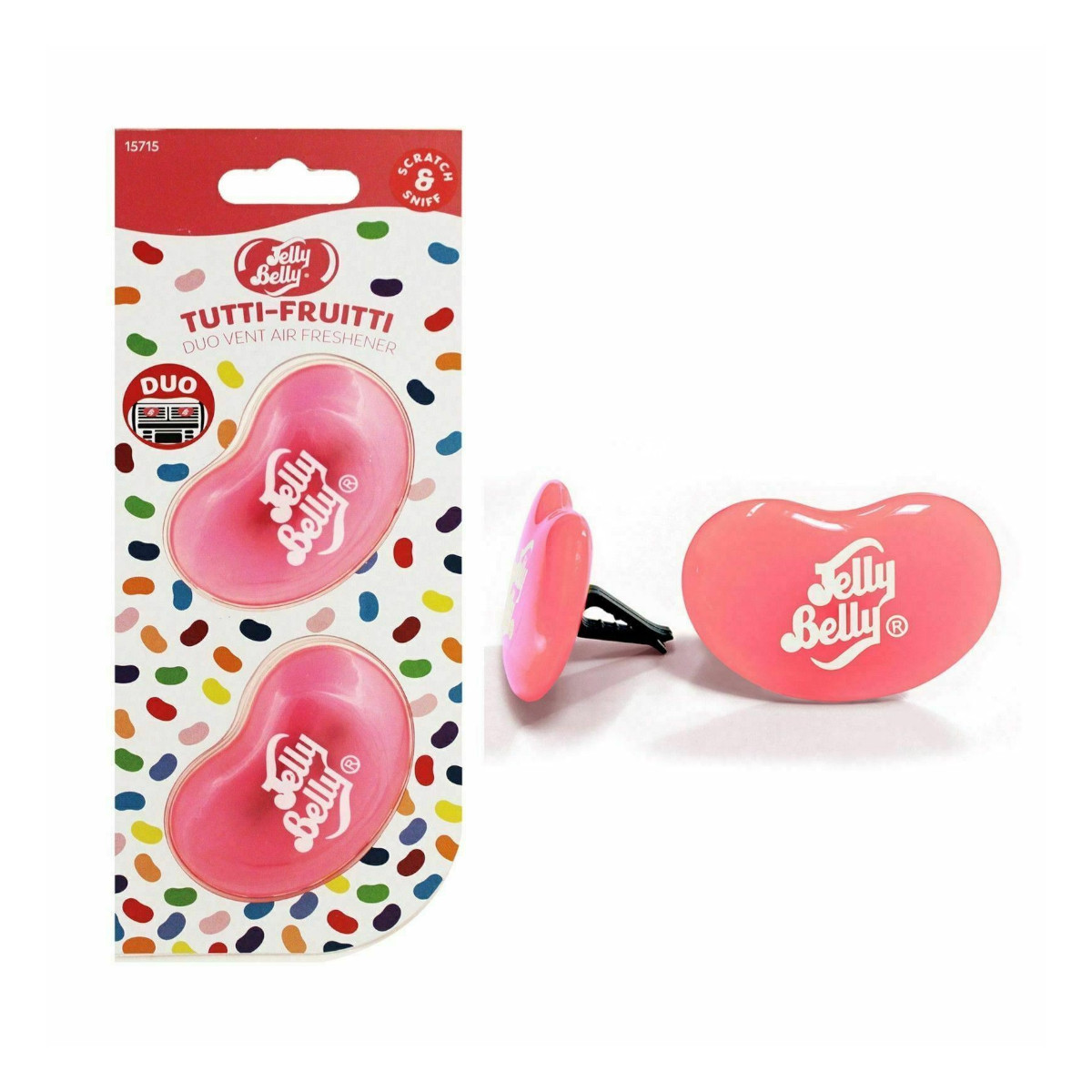 Foto 5 pulgar | Aromatizante Auto Jelly Belly Tutti-fruitti 12 Piezas Frutal