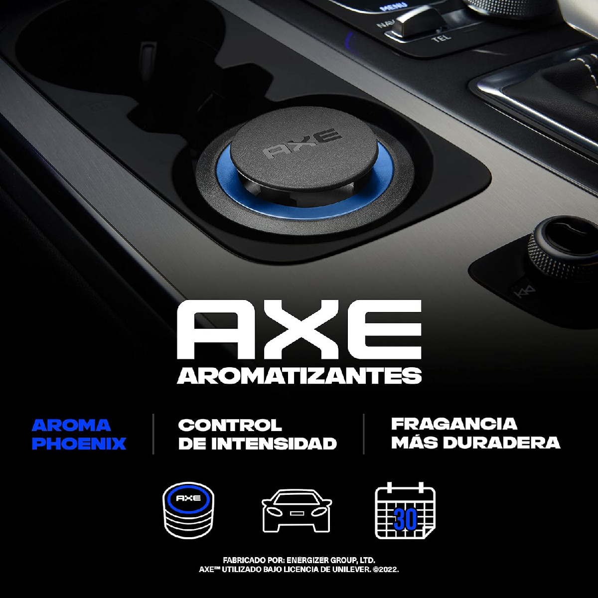 Foto 3 | 4 Pack Aromatizante Auto Axe Gel Dark Phoenix Aroma Menta Y Romero