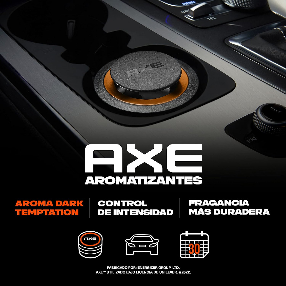 Foto 4 pulgar | 4 Pack Aromatizante Auto Axe Gel Dark Temptation Chocolate