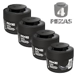 4 Pack Aromatizante Auto Axe Gel Dark Black Aroma Pera Y Cedro