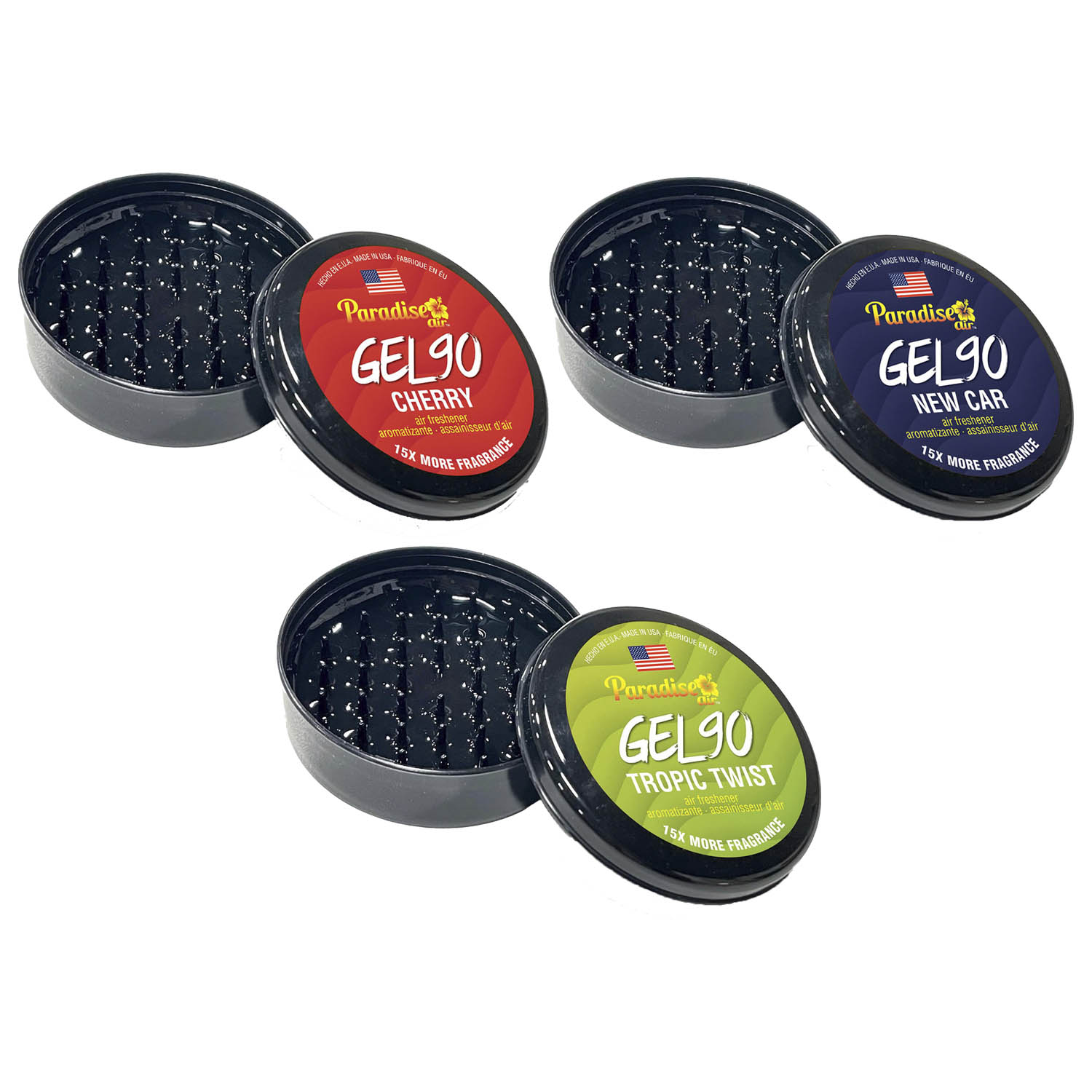 Foto 3 | Aromatizante Paradise Air Slim Gel 90 para Auto Aroma a Twist 4 Piezas