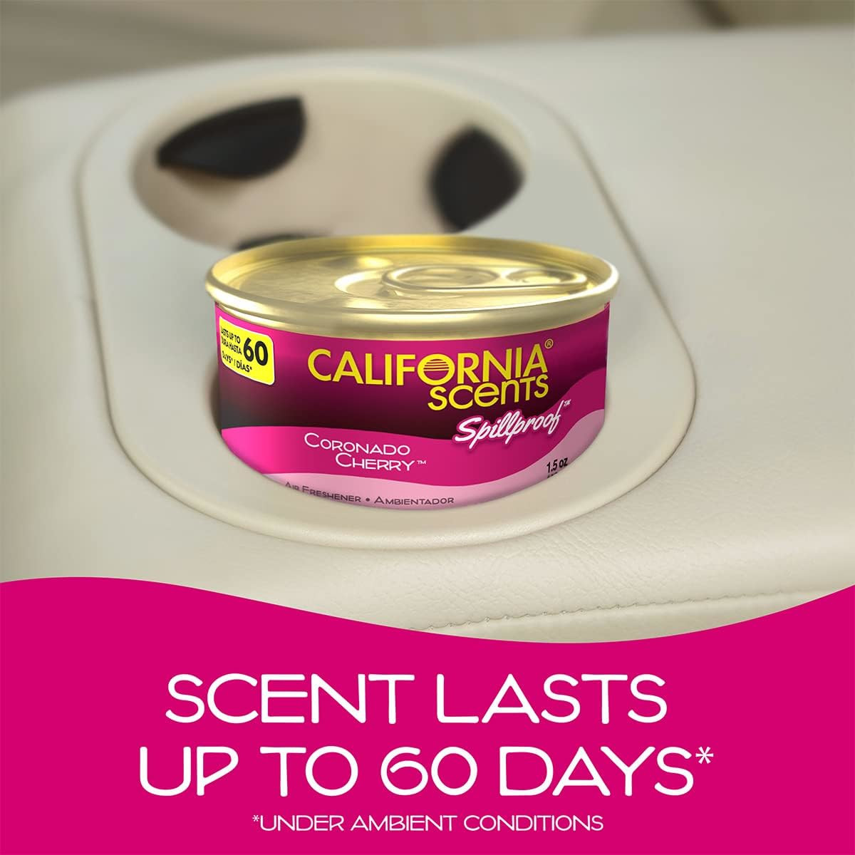 Foto 4 pulgar | 12 Pack Aromatizante Auto California Scents Cherry Corcho 60 Días