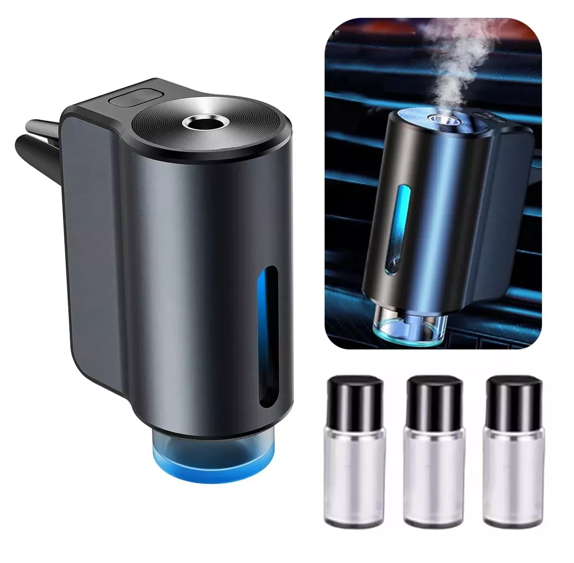 Foto 3 pulgar | Ambientador Para Coche E Smart Con Tres Aromas Inteligentes Mochilas Fix Negro