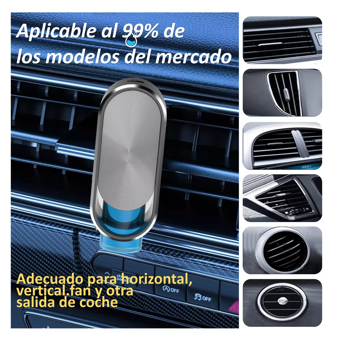 Foto 3 pulgar | Difusor De Aroma Smart Car Para Automóvil Negro