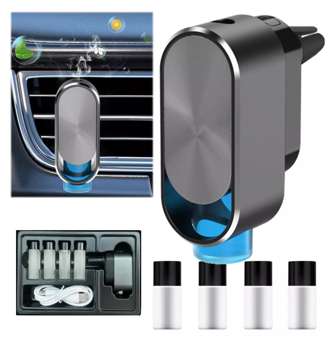 Foto 4 pulgar | Difusor De Aroma Smart Car Para Automóvil Negro