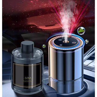 Foto 2 | Aroma Para Auto Perfume De 50 Ml Proyección De Luz Estelar Eo Safe Imports Esi-17979 Negro