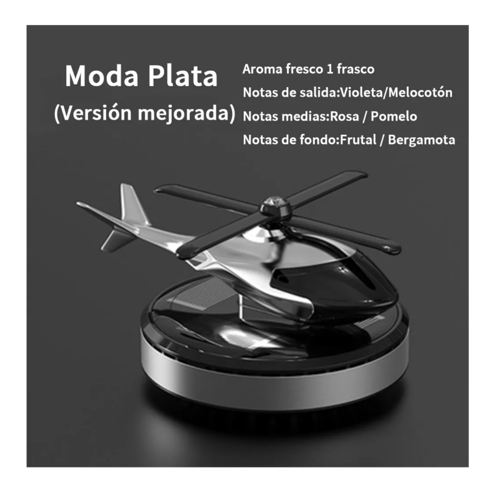 Foto 5 | Ambientador De Coche Solar Difusor De Perfume De Coche Pata, Belug Negro
