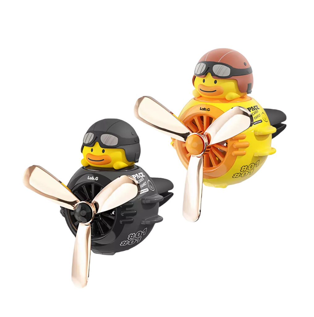 Foto 1 | Difusor De Hélice Aromatizante Para Auto Lab.g 2 Pcs + 8 Aromatizante Negro Amarillo