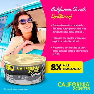 Foto 4 | Aromatizante Auto California Scents Ice 60 Días De Aroma
