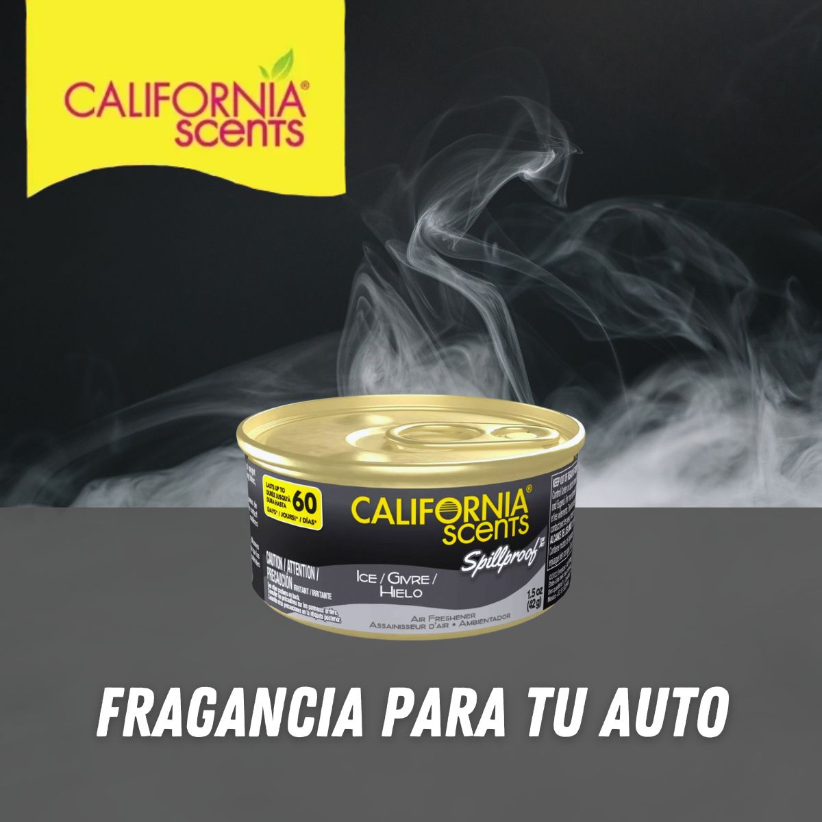 Foto 5 pulgar | 6 Pzas Aromatizante Auto California Scents Ice 60 Días Aroma