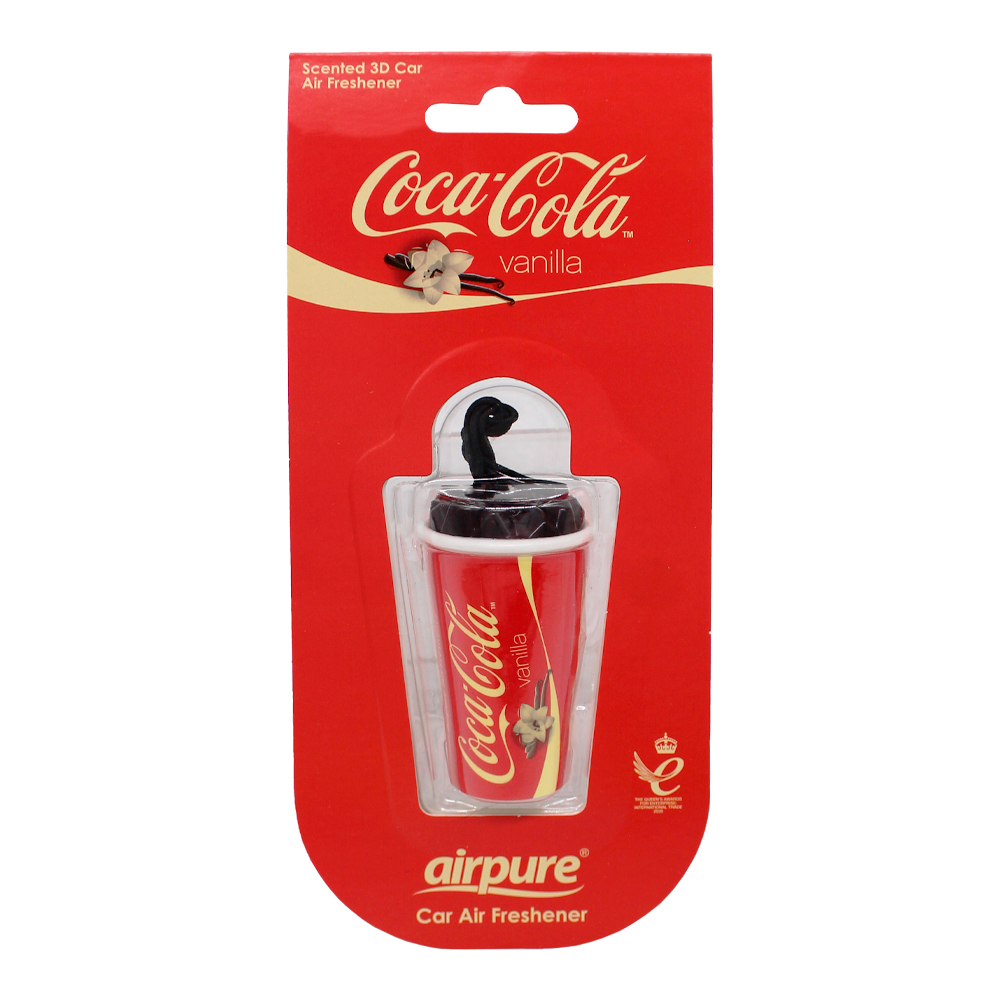 Foto 2 pulgar | Airpure, Coca-cola, Aromatizante Vaso Colgante 3d Aroma Vainilla, Cc-3d-v-864, 5.7gr.